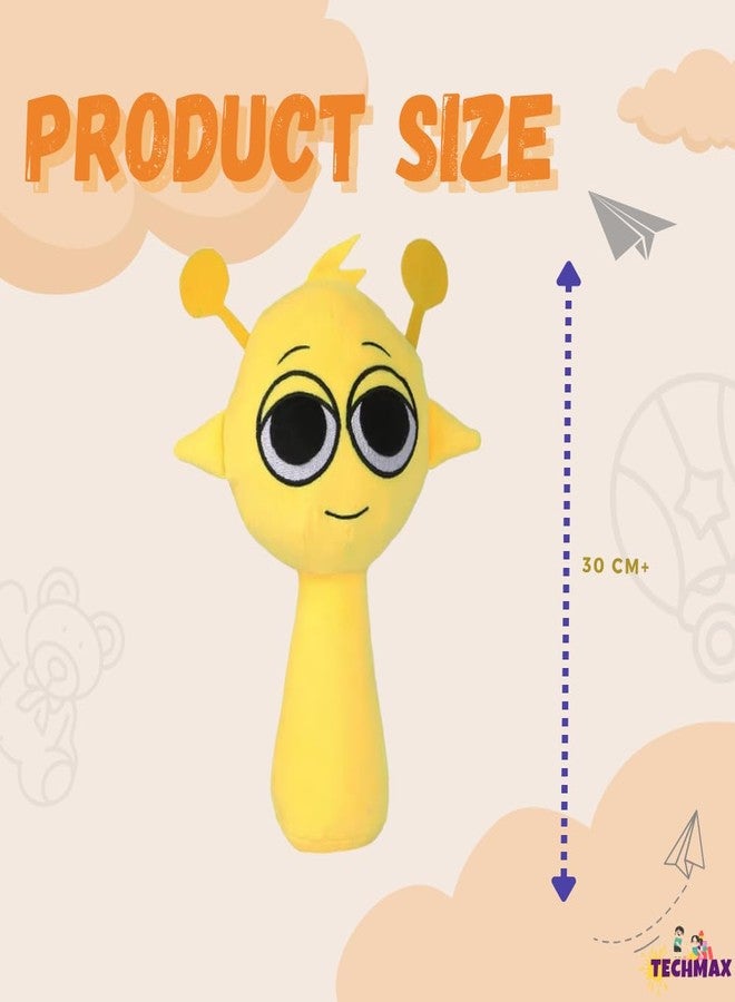 TechMax Solution ألعاب تيك ماكس سوليوشن الصفراء القطيفة سبرونكي - Image 2